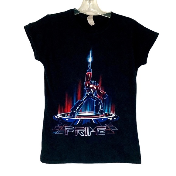 Black Optimus Prime Tranformers Graphic Tee M - Picture 2 of 6